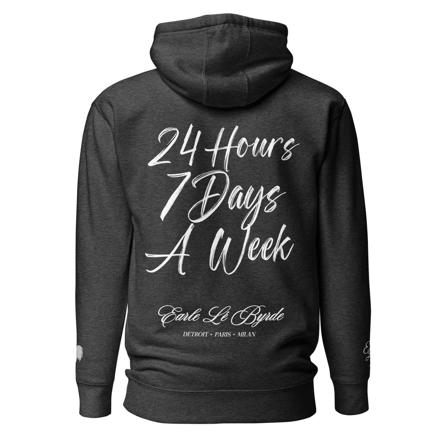 EARLE LE BYRDE "HUSTLE DON'T SLEEP!" Fleece Pull-Over Hoodie