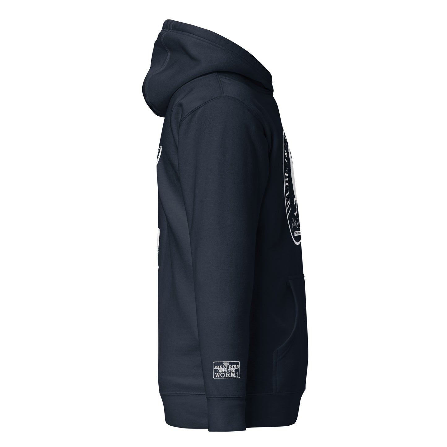 EARLE LE BYRDE "HEURE DU MATIN, HEURE DU GAIN" Pull-Over Fleece Hoodie