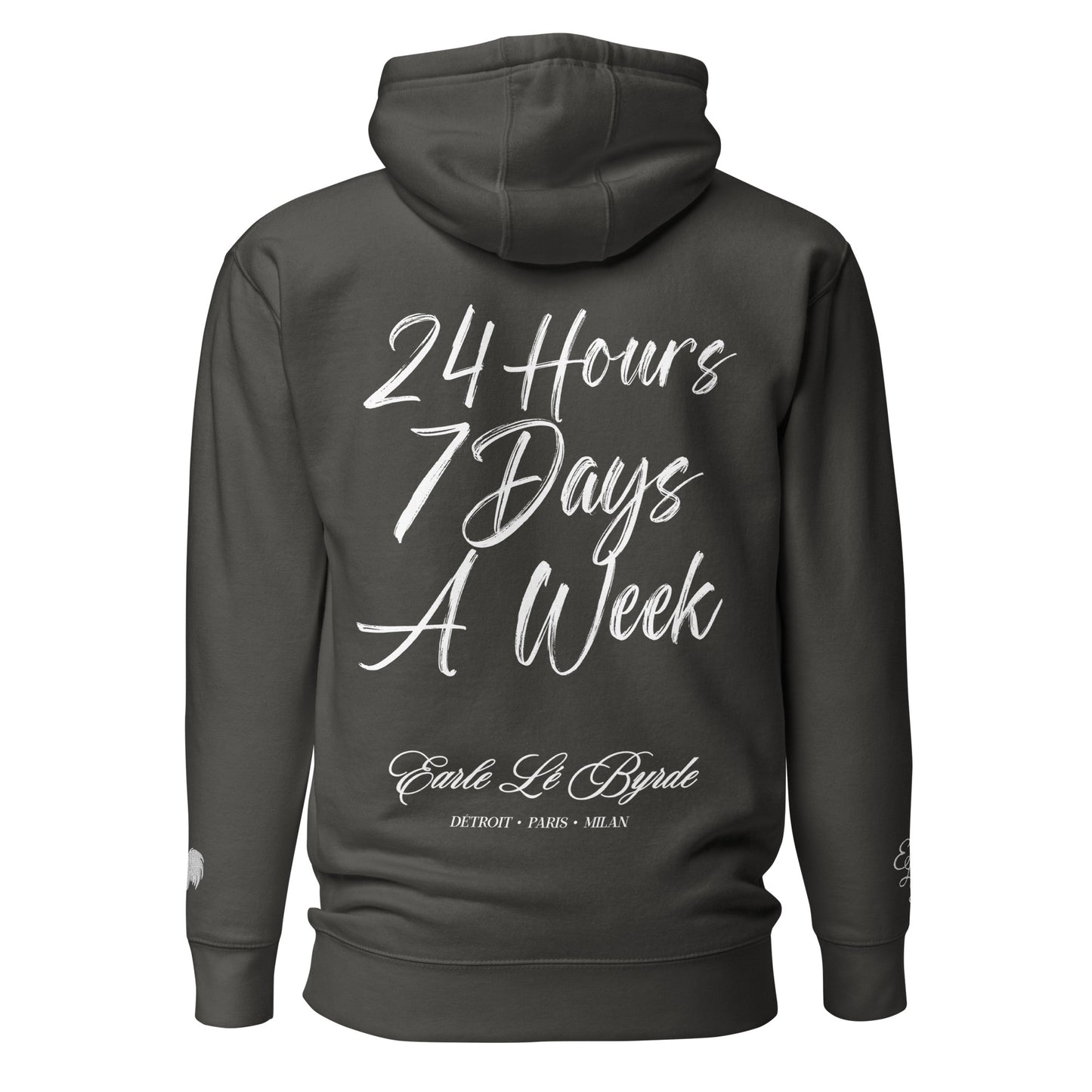 EARLE LE BYRDE "HUSTLE DON'T SLEEP!" Fleece Pull-Over Hoodie
