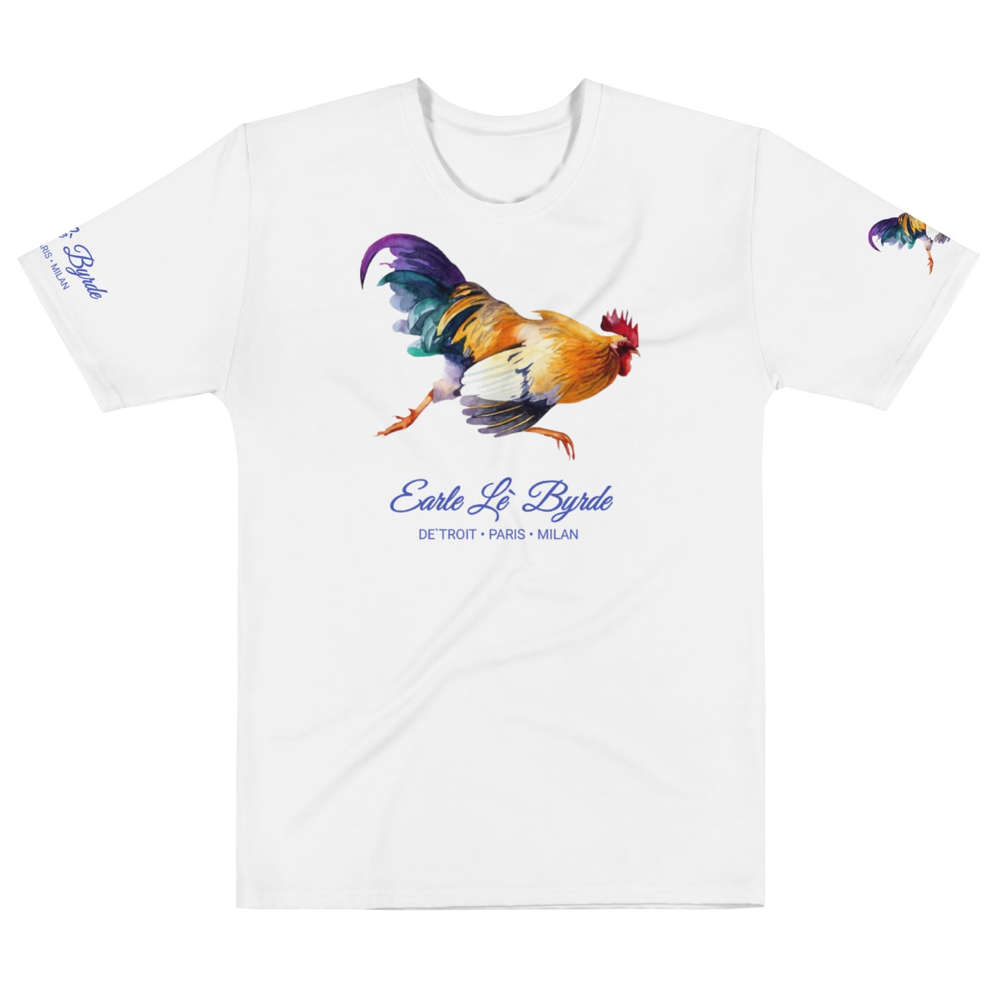 EARLE LE' BYRDE "Rooster Logo" Crew Neck T-Shirt