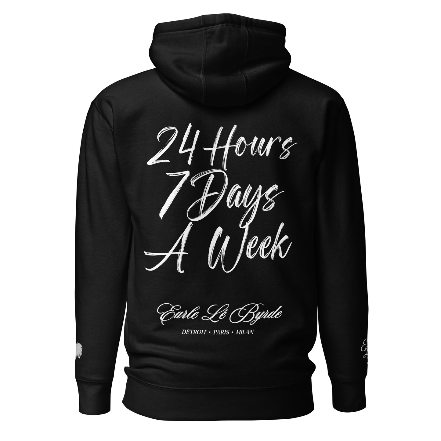 EARLE LE BYRDE "HUSTLE DON'T SLEEP!" Fleece Pull-Over Hoodie
