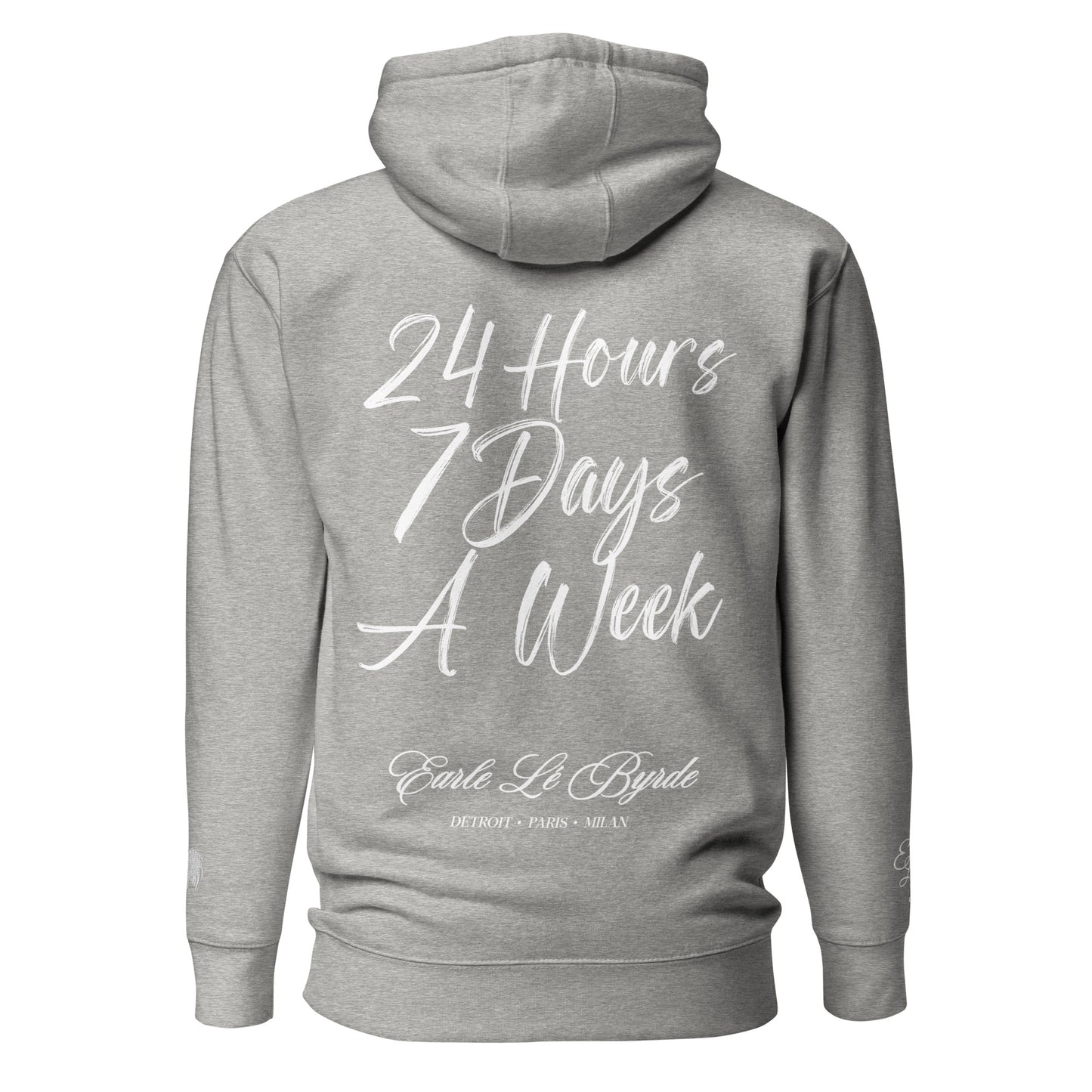 EARLE LE BYRDE "HUSTLE DON'T SLEEP!" Fleece Pull-Over Hoodie