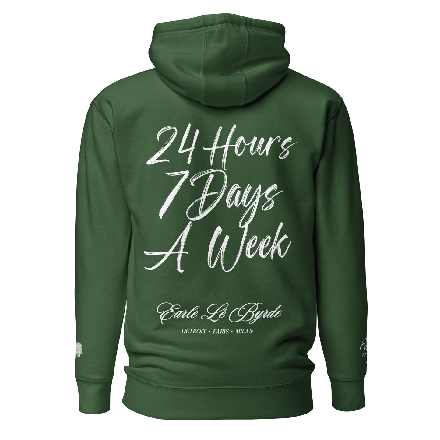 EARLE LE BYRDE "HUSTLE DON'T SLEEP!" Fleece Pull-Over Hoodie