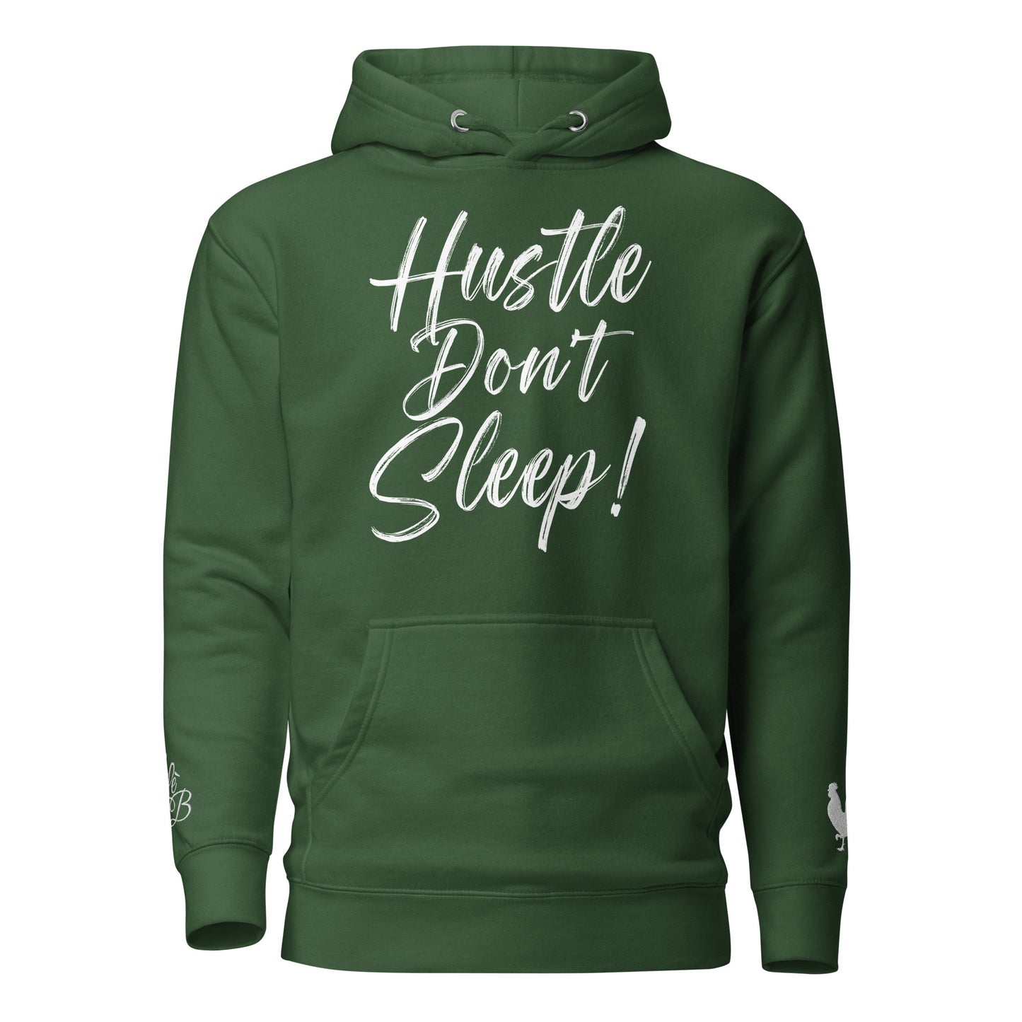 EARLE LE BYRDE "HUSTLE DON'T SLEEP!" Fleece Pull-Over Hoodie