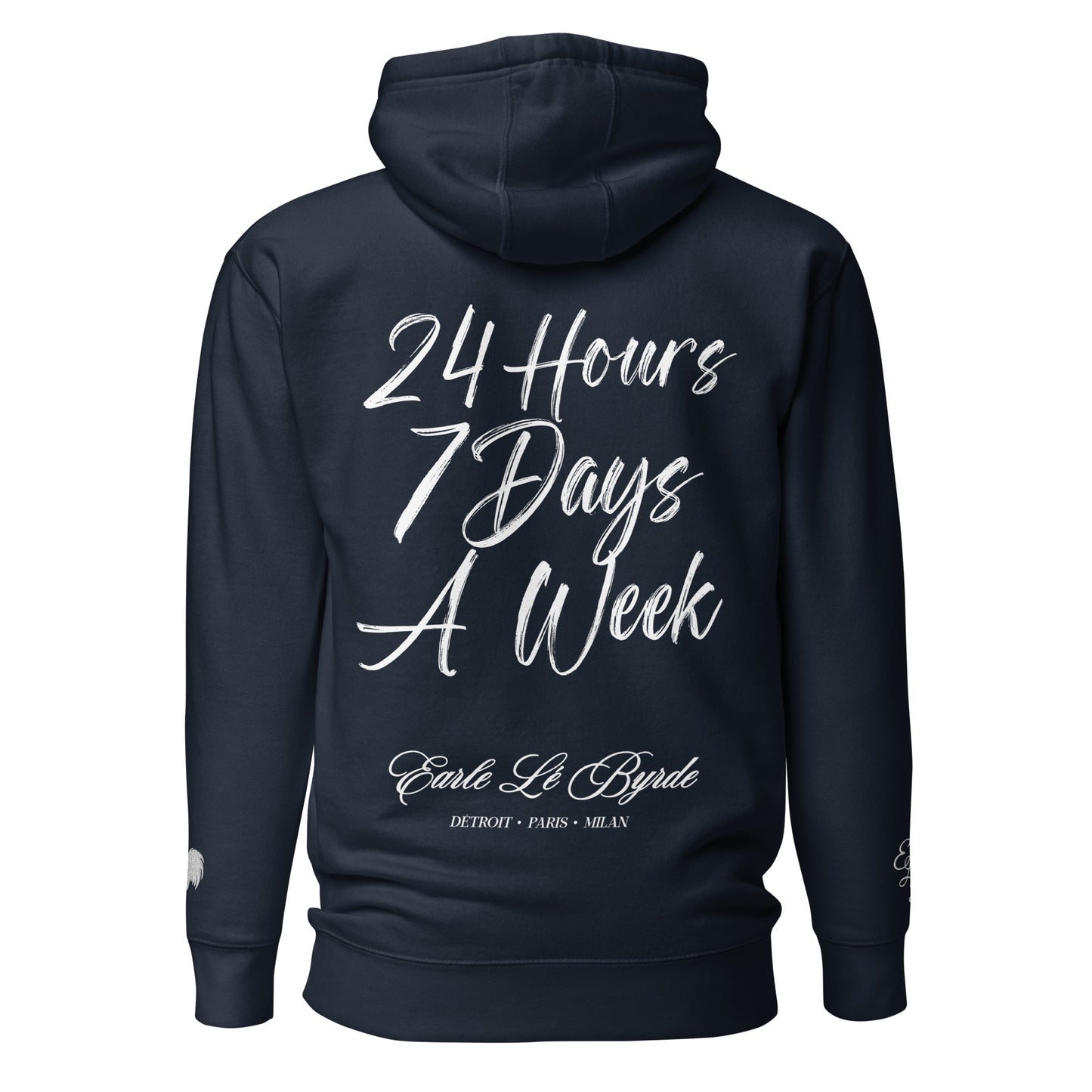 EARLE LE BYRDE "HUSTLE DON'T SLEEP!" Fleece Pull-Over Hoodie